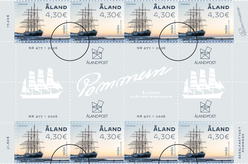 Sepac 2026, ikoniska landmärken – stämplat