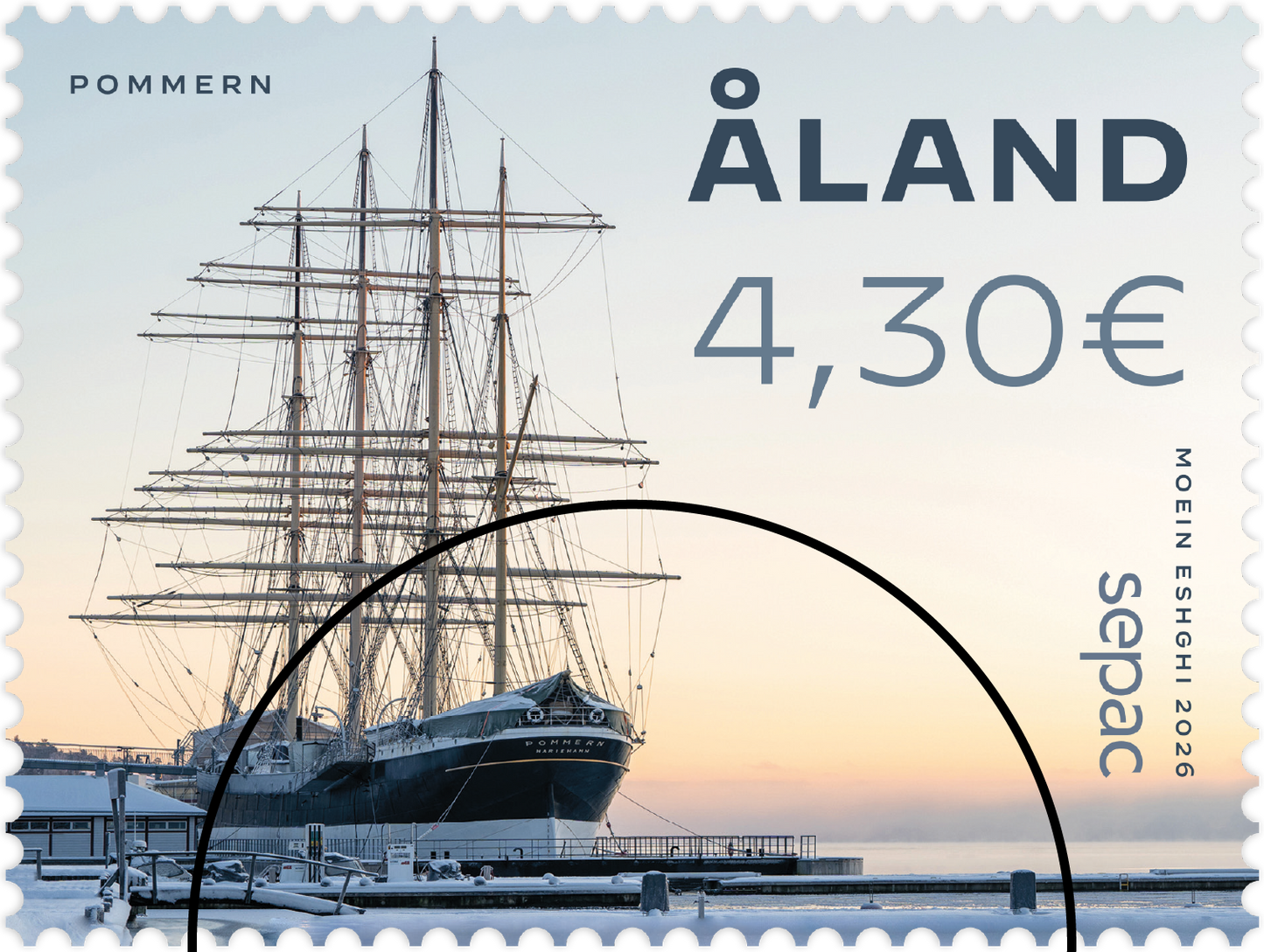 Sepac 2026, ikoniska landmärken – stämplat