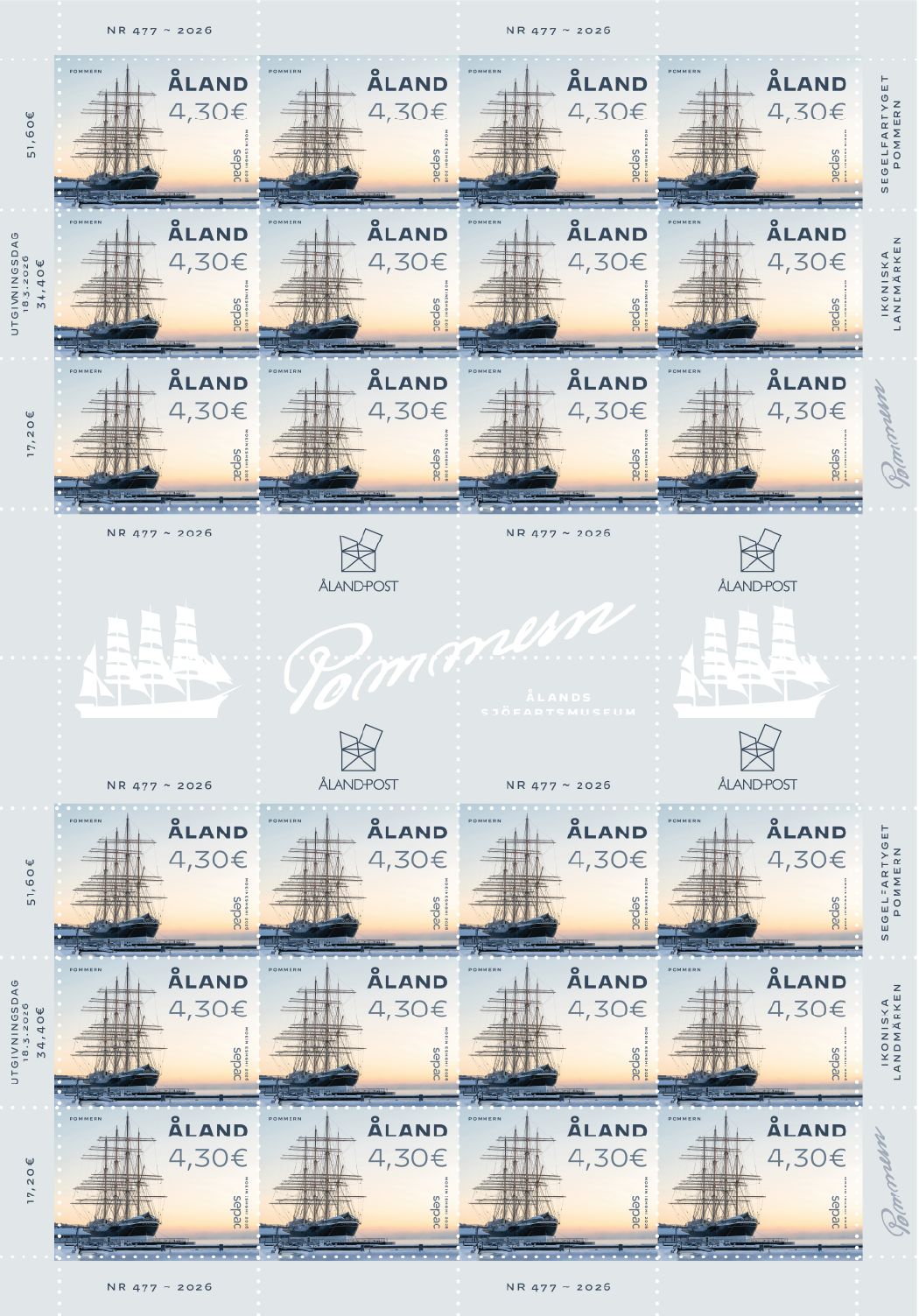 Sepac 2026, ikonische Wahrzeichen – postfrisch