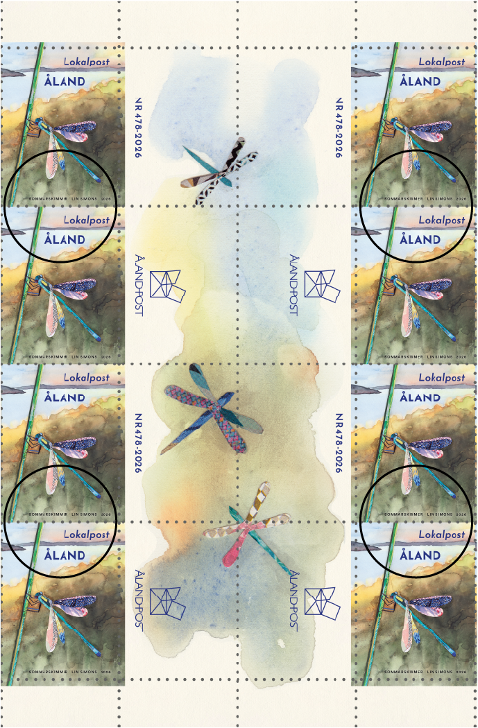 Sommarskimmer – stämplad