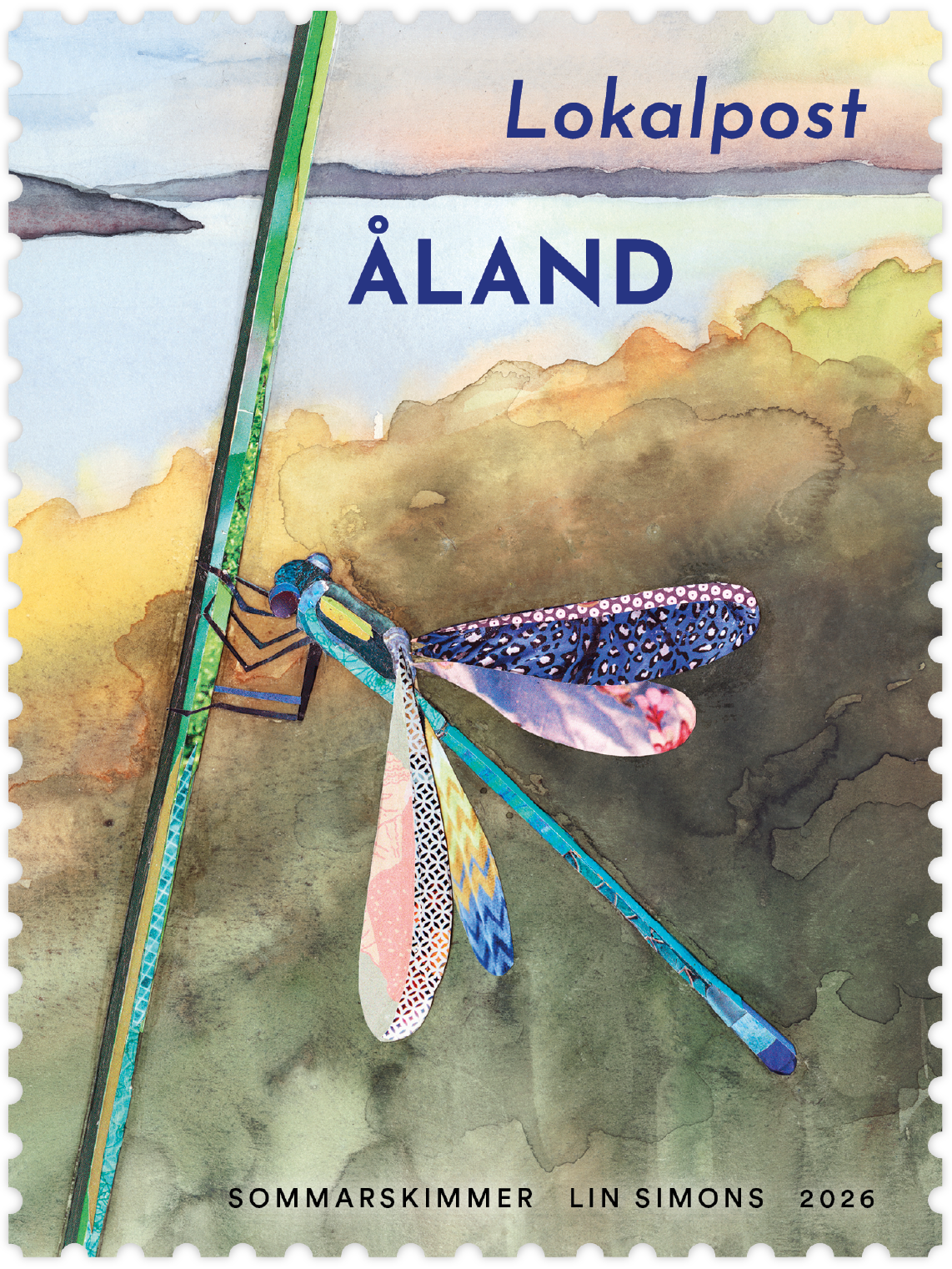 Sommarskimmer – ostämplat