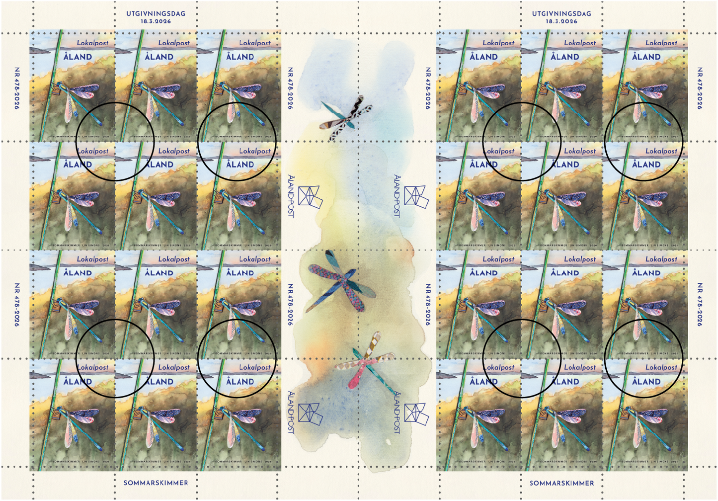 Sommarskimmer – stämplad