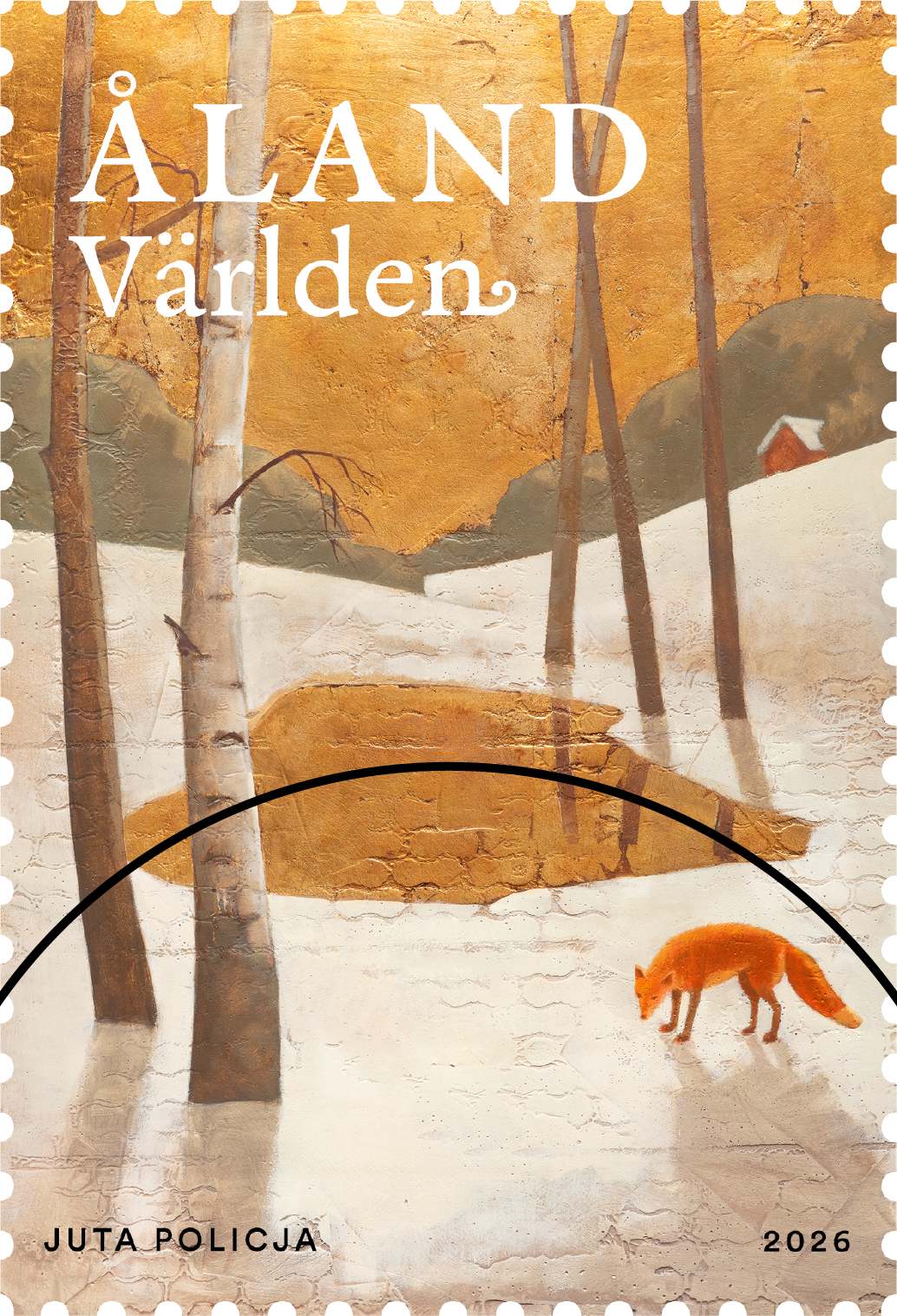 Winterträume, Fuchs – gestempelt