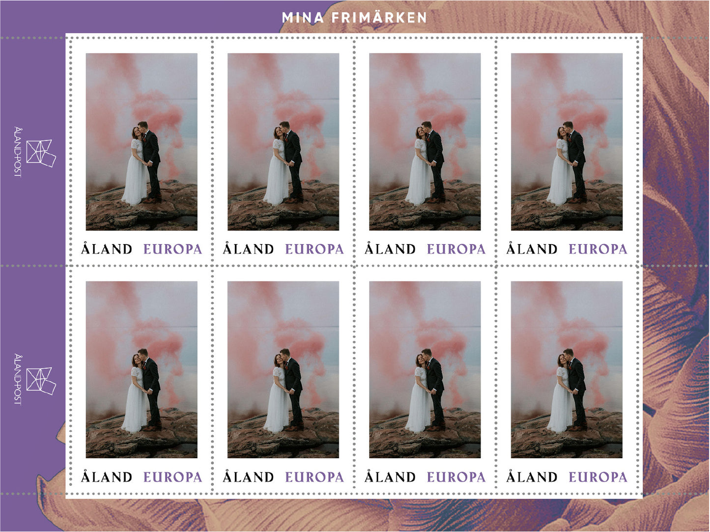 Personalisierte Briefmarken entwerfen, Porto Europa