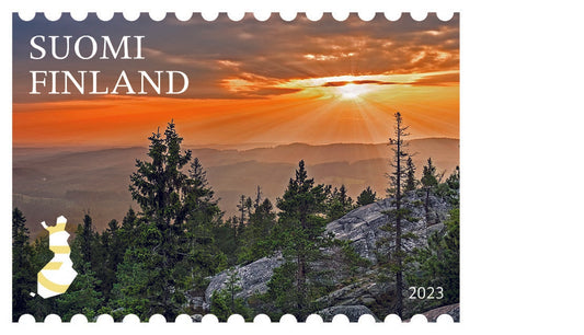 Nationallandschaften -gestempelt