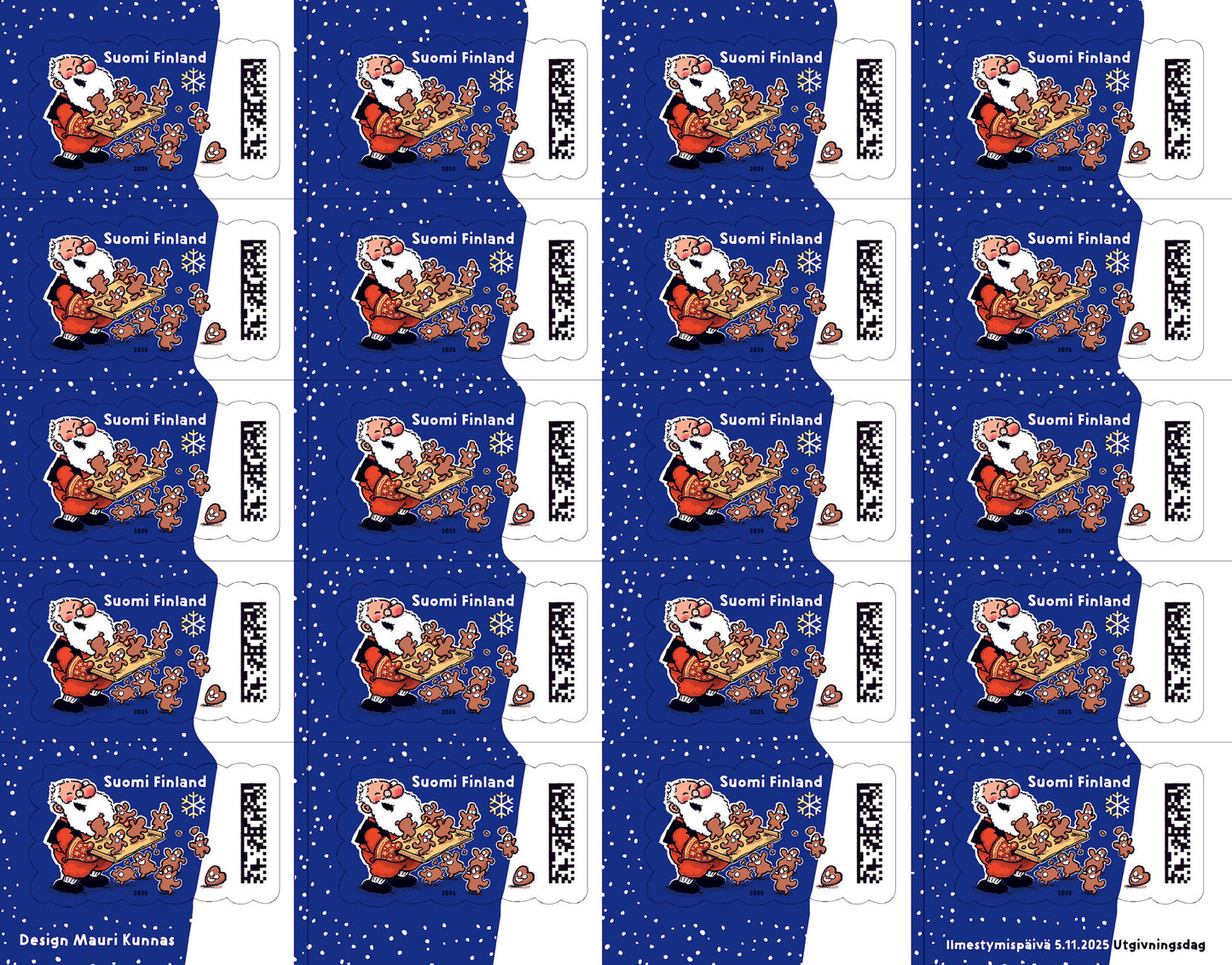 Gingerbread parade – mint