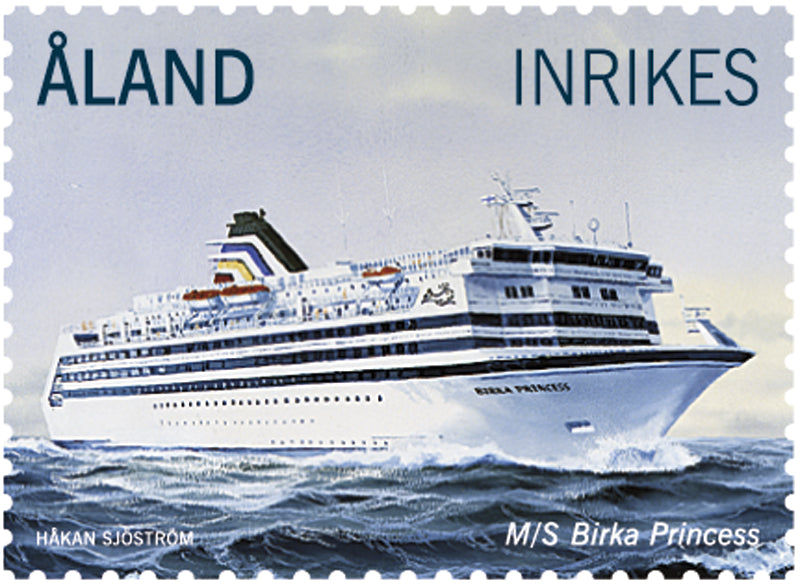 Passagerarfärjor, m/ Birka Princess -ostämplat
