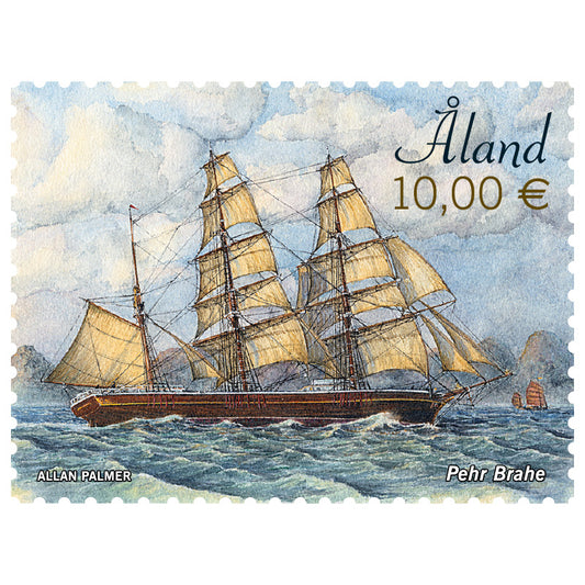 Segelfartyg, Pehr Brahe - ostämplat
