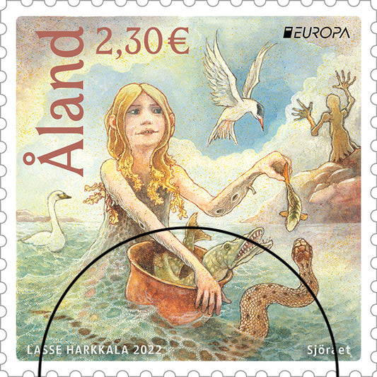 Europa 2022: satuja & tarinoita -leimattu