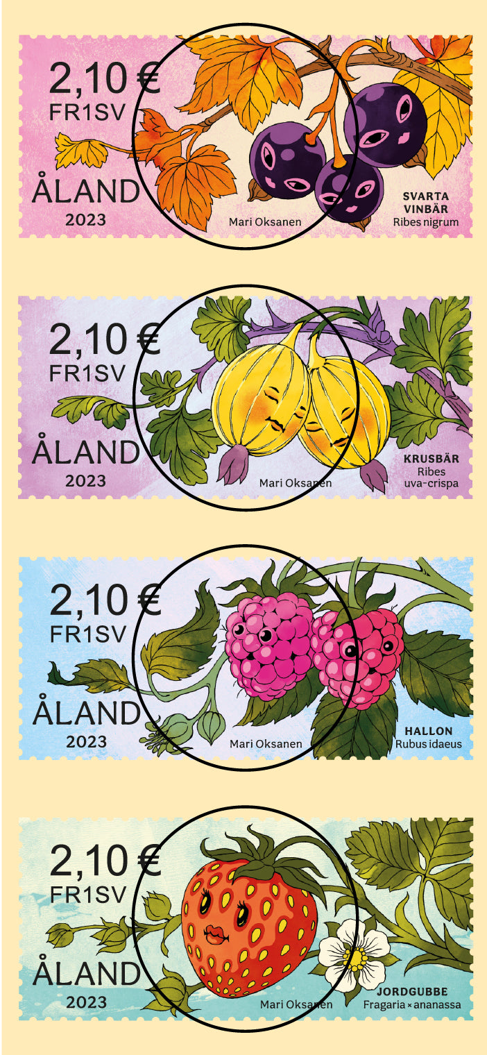 Franking labels 2023, Garden berries -cancelled