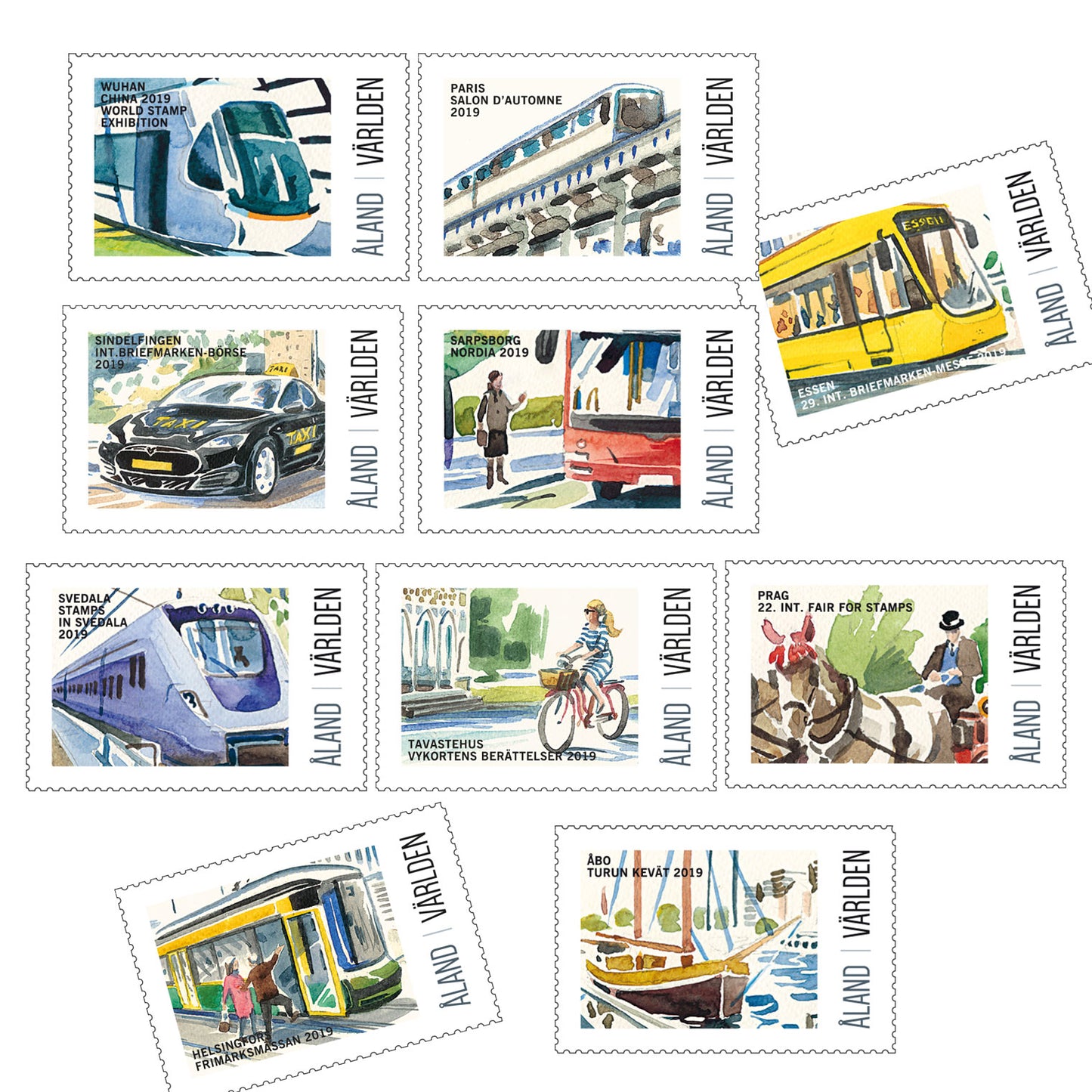 Exhibition stamps 2019, singles