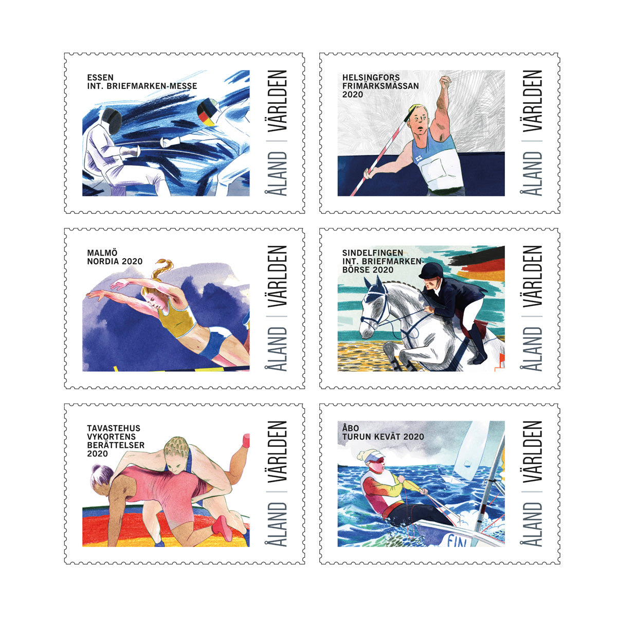 Exhibition stamps 2020, singles
