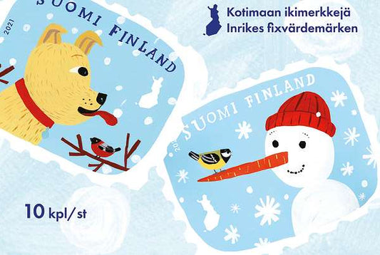 Den första snön -ostämplat