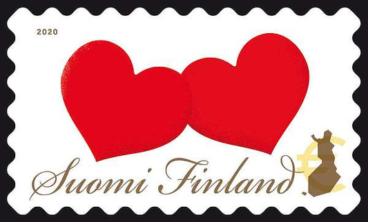 Två hjärtan -ostämplat