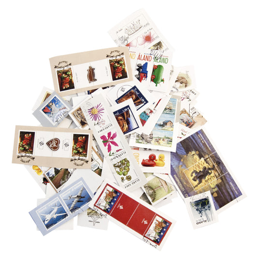 Briefmarkenauschnitte Åland, 50 Gr.